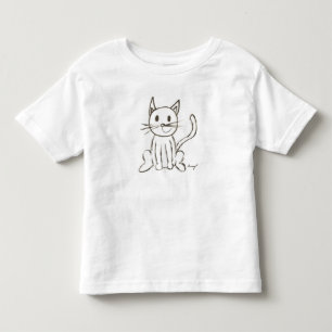 Painted Kitty Toddlers T-Shirt
