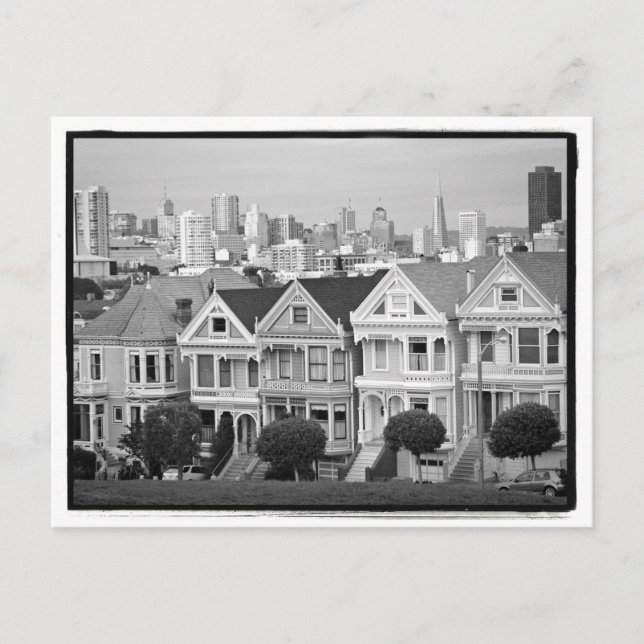 Painted Ladies Postcard (Front)