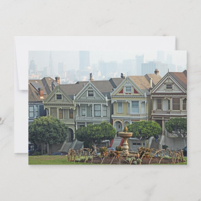 Painted Ladies, San Francisco, California card (Front)