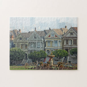 Painted Ladies, San Francisco, California Jigsaw Puzzle