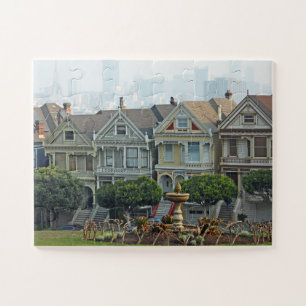 Painted Ladies, San Francisco, California Jigsaw Puzzle