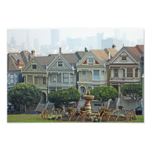 Painted Ladies, San Francisco, California Photo Print