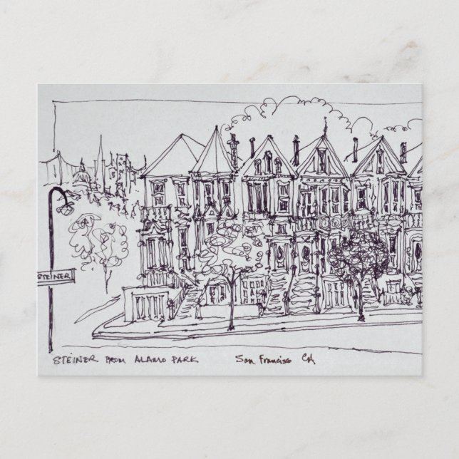 Painted Ladies | San Francisco, California Postcard (Front)