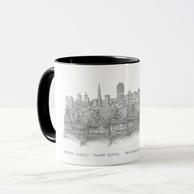 Painted Ladies, San Francisco, United States Mug (Front Left)