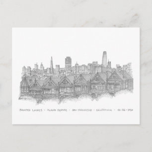 Painted Ladies, San Francisco, United States Postcard