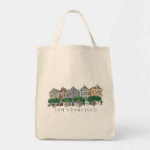 Painted Ladies San Francisco Wedding Tote Bag