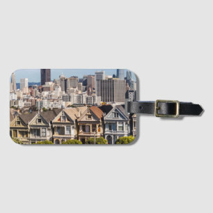 Painted Ladies Victorian Homes in San Francisco Luggage Tag