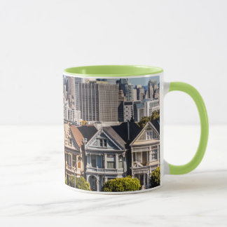 Painted Ladies Victorian Homes in San Francisco Mug