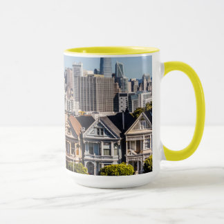 Painted Ladies Victorian Homes in San Francisco Mug