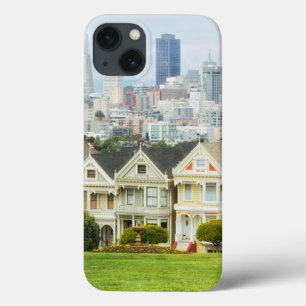 Painted Ladies, Victorian houses and skyline iPhone 13 Case