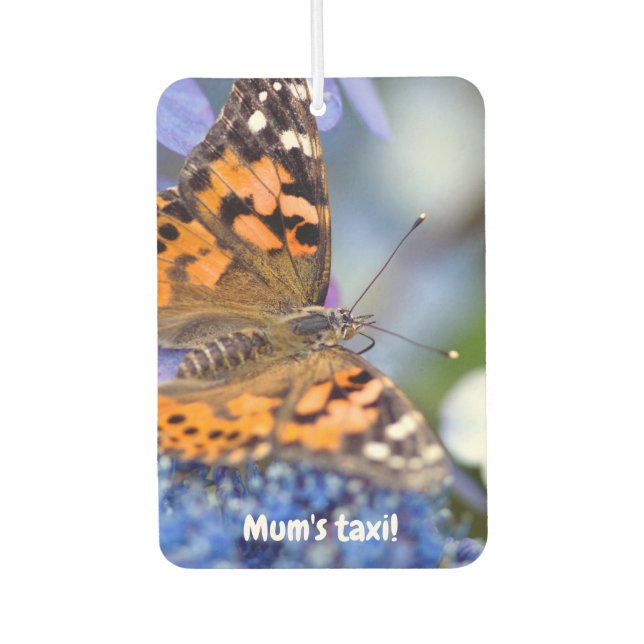 Painted Lady Butterfly Car air freshener (Front)