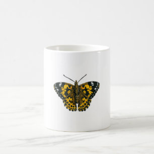 Painted lady butterfly coffee mug