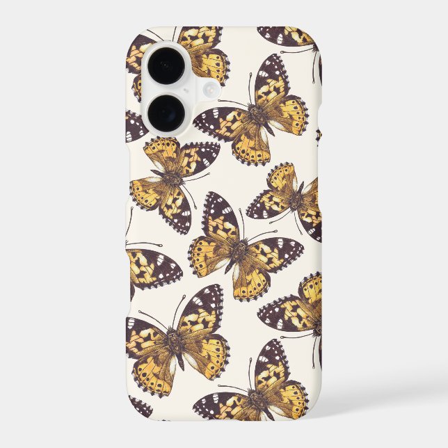 Painted lady butterfly pattern (Back)