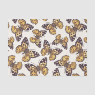 Painted lady butterfly pattern tissue paper