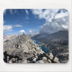 Painted Lady Over Rae Lakes - John Muir Trail Mouse Mat