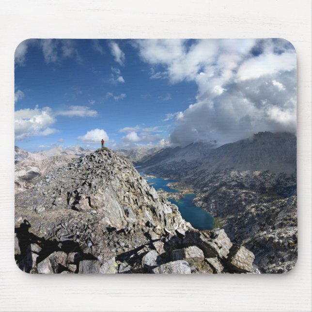 Painted Lady Over Rae Lakes - John Muir Trail Mouse Mat (Front)