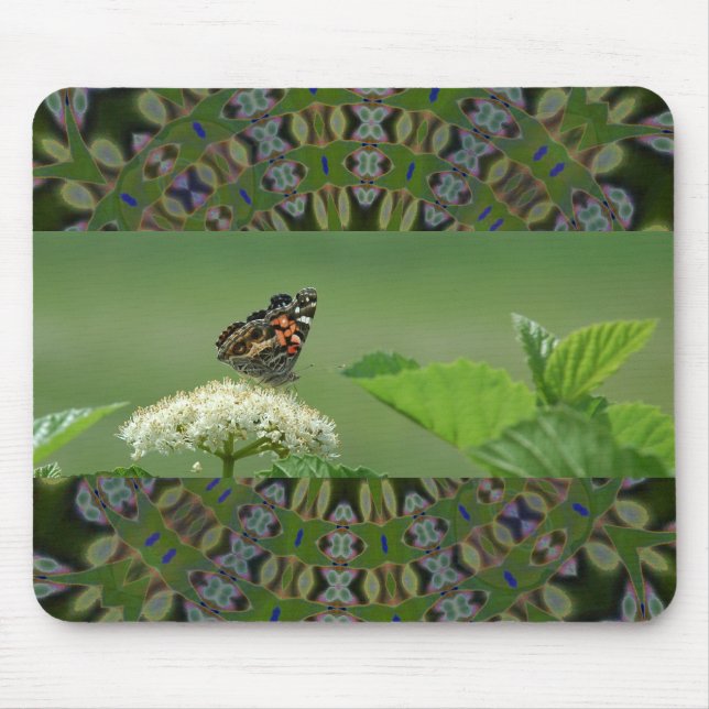 Painted Lady Showcase Mouse Mat (Front)