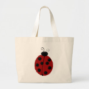 Painted Ladybug tote bag