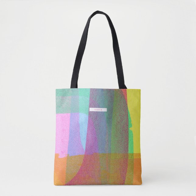 Painted Layers Personalised Tote Bag (Front)