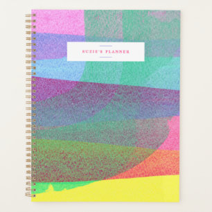 Painted Layers Spiral Bound Personalised Planner