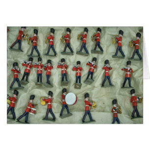 Painted lead soldiers