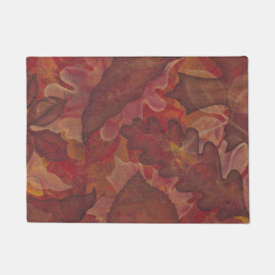 Painted Leaf Autumn Doormat