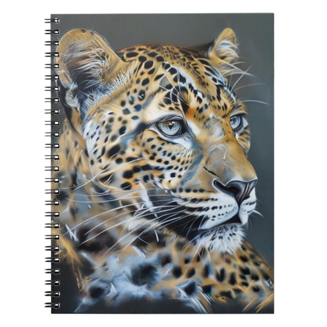 Painted Leopard Notebook Journal (Front)