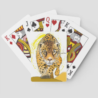 Painted leopard or Jaguar Playing Cards