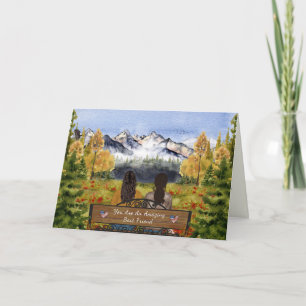 Painted Letters From Home, Best Friend In Bootcamp Card