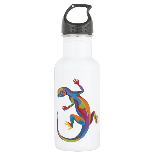Painted Lizard 532 Ml Water Bottle (Front)