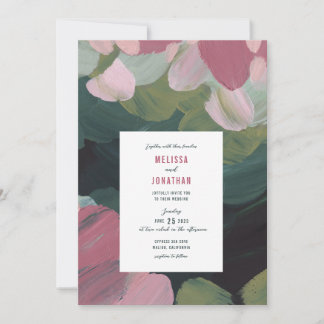 Painted Love Wedding Invitation Invitation