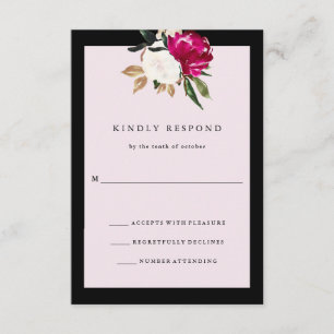 Painted Magnolia   Wedding Response Blush Pink