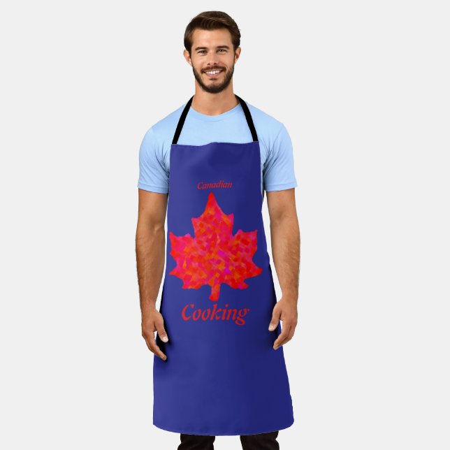 PAINTED MAPLE LEAF APRON (Worn)