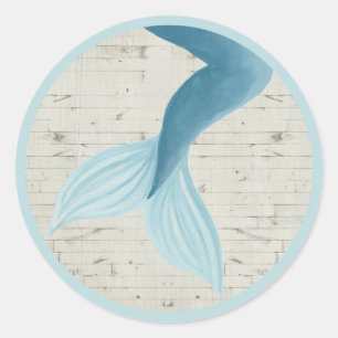 Painted Mermaid Collection Classic Round Sticker