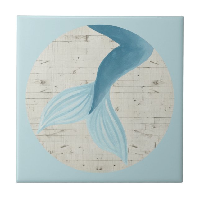 Painted Mermaid Collection Tile (Front)