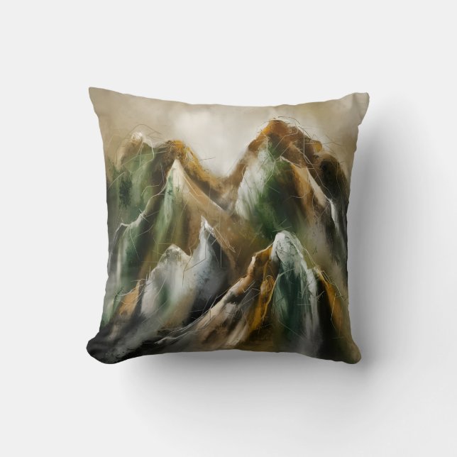 Painted Mountains  Cushion (Front)