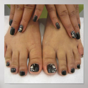 Painted Nails Poster