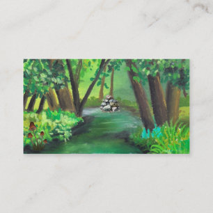 Painted Nature Landscape Design Business Card