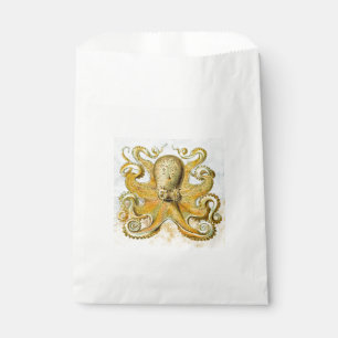 Painted Nautical Octopus Kraken Squid Favour Bags