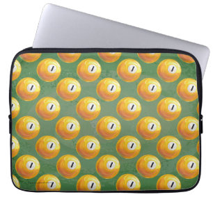 Painted One Ball Pattens Laptop Sleeve