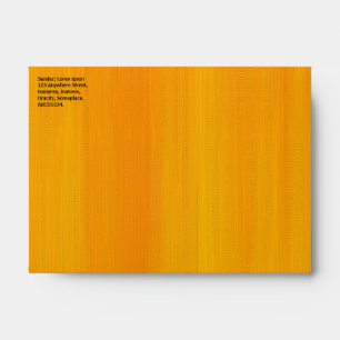Painted Orange Envelopes