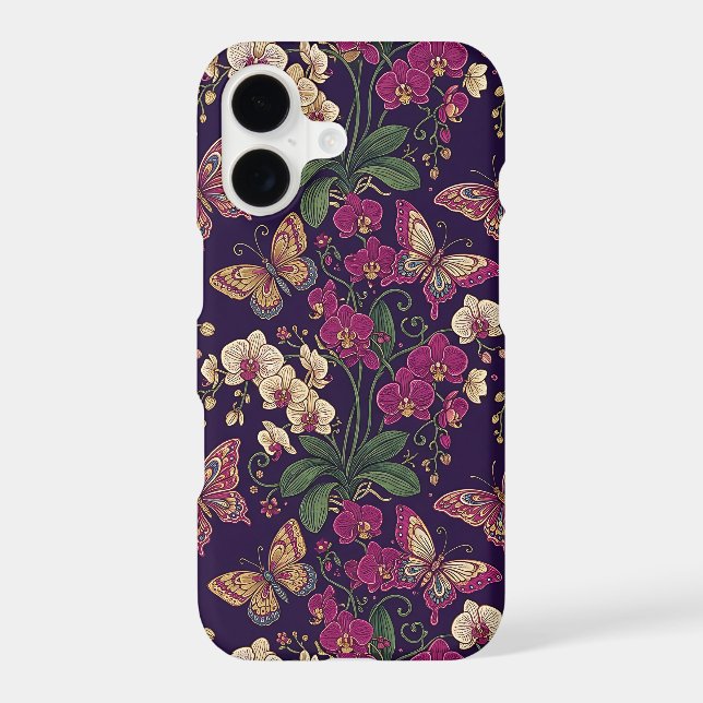 Painted Orchid iPhone 17 Case (Back)