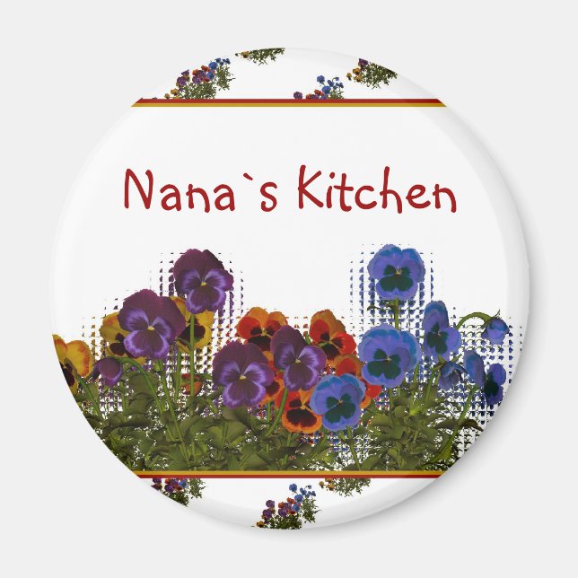 Painted Painsies Magnet (Front)