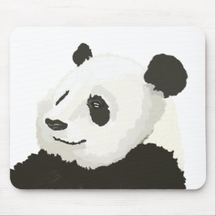 Painted Panda Mouse Pad