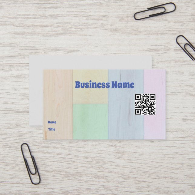 Painted panels business card (Front/Back In Situ)