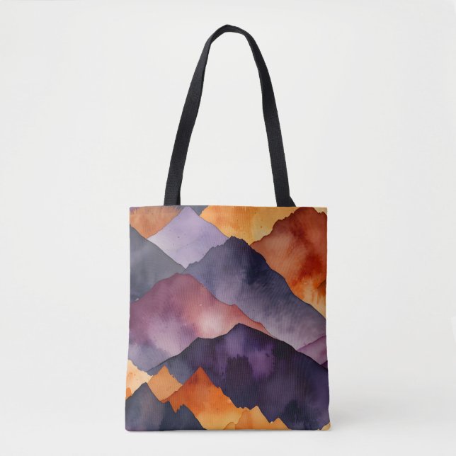 Painted Peaks Tote Bag (Front)