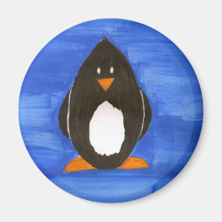 Painted Penguin magnet