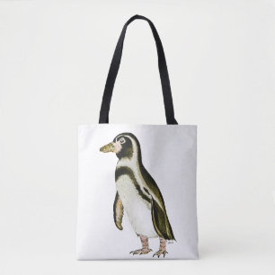 Painted Penguin Tote bag