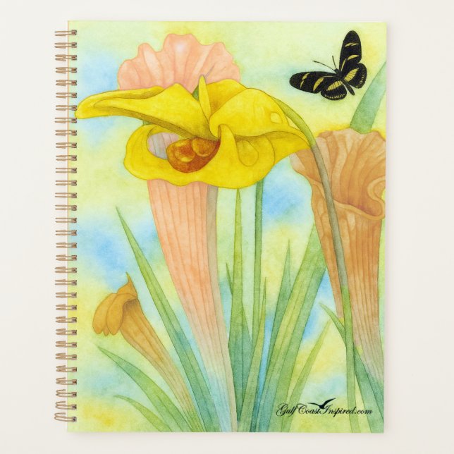 Painted Petals Collection - Pitcher Plant Planner (Front)