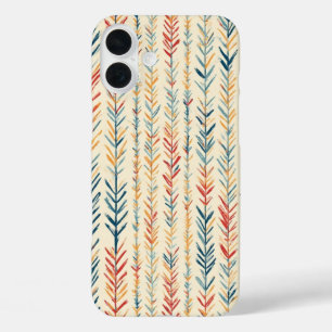 Painted Pine Needle Stripes - IPhone 16 Case